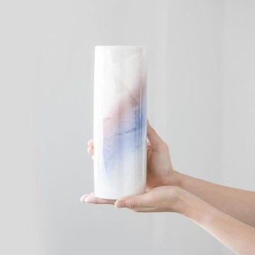 【喬遷送禮】銀彩粉色花瓶 /九谷燒