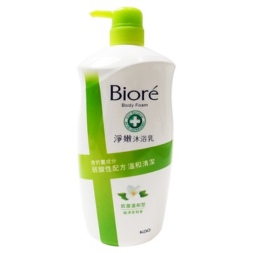 Biore 蜜妮 淨嫩沐浴乳 抗菌溫和型 純淨茉莉香  1kg  1瓶