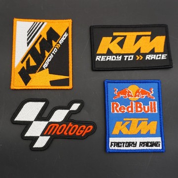 ✨店長優選✨Ready To Race KTM 越野摩托車logo刺繡布貼衝鋒衣裝飾補丁徽章