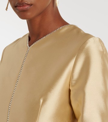 Markarian Rosamund embellished satin gown