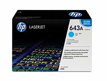 【 特㊝價 -新盒】HP㊣原廠碳粉匣Q5951A 藍色 適用HP CLJ4700系列 藍色碳粉匣(10000張) 彩色雷射印表機