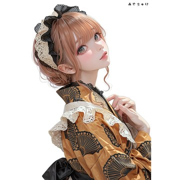 【9 月新品】07-143-0378 人物貼紙 幻想復古浪漫咖啡廳