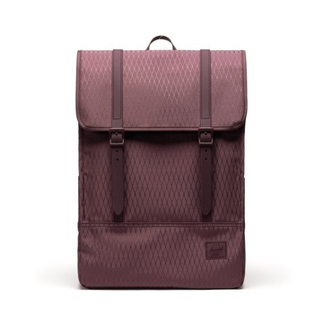 【Herschel】官方直營16吋筆電包Survey Backpack 17.5L後背包 菱格深紅11404-07783