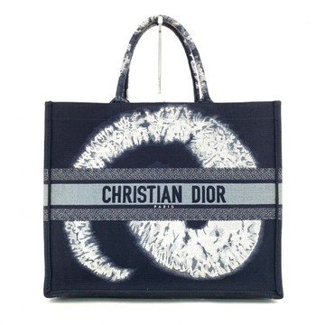 dior紅色織布logo手提托特包