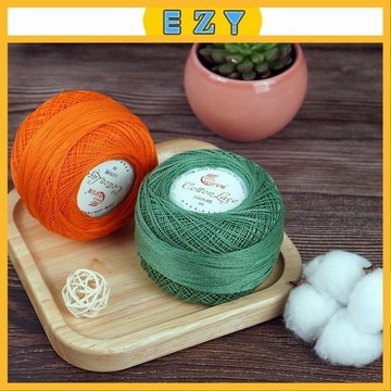 [EZY]48出貨 毛線團 手作DIY 工具 8#八號蕾絲綫純棉綫絲光亞麻毛綫廠傢批髮手工diy鈎針編織材料包