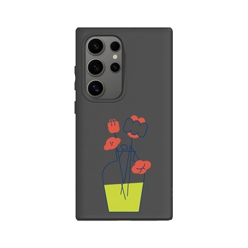 Galaxy S24 Ultra SolidSuit 黑 - Minimalist Lifestyle / 極簡生活 - 花的姿態