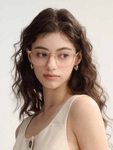 Forte Slimline Glasses Beige