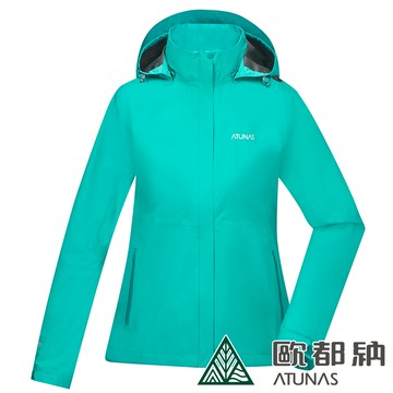 女款GORE-TEX  PACLITE PLUS單件式防水外套/風衣外套/機能外套(A1GTDD03W藍綠)