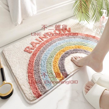 浴室吸水地墊衛生間門口防滑墊子廁所腳墊家用衛浴墊【不二雜貨】