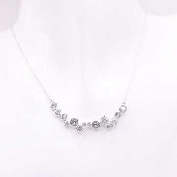 SWAROVSKI 施華洛世奇 Constella 項鏈 鍍白金色