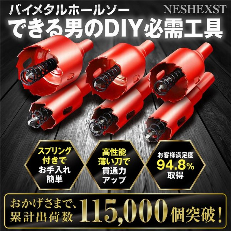 着後レビューで 送料無料 メーカー3年保証 ホールソー ホルソー DIY雑誌ドゥーパ掲載モデル 120mm 工具 ドリル 穴あけ HSS 金属 M42  NESHEXST ネセクト RD00シリーズ discoversvg.com
