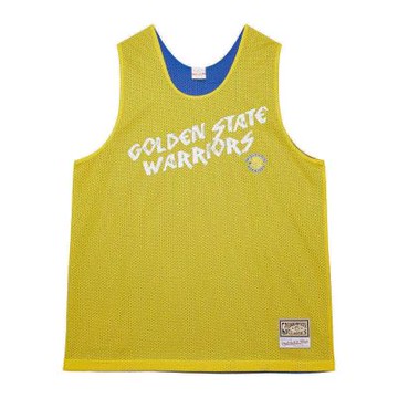 Mitchell & Ness NBA TEAM GLORY REVERSIBLE MESH TOP WARRIORS 男 籃球背心 TP10120-GSWBLUE