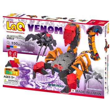 LaQ積木 拼裝紅背蜘蛛、蠍子等危險生物模型 激發想像力與創造力  危險生物  1組