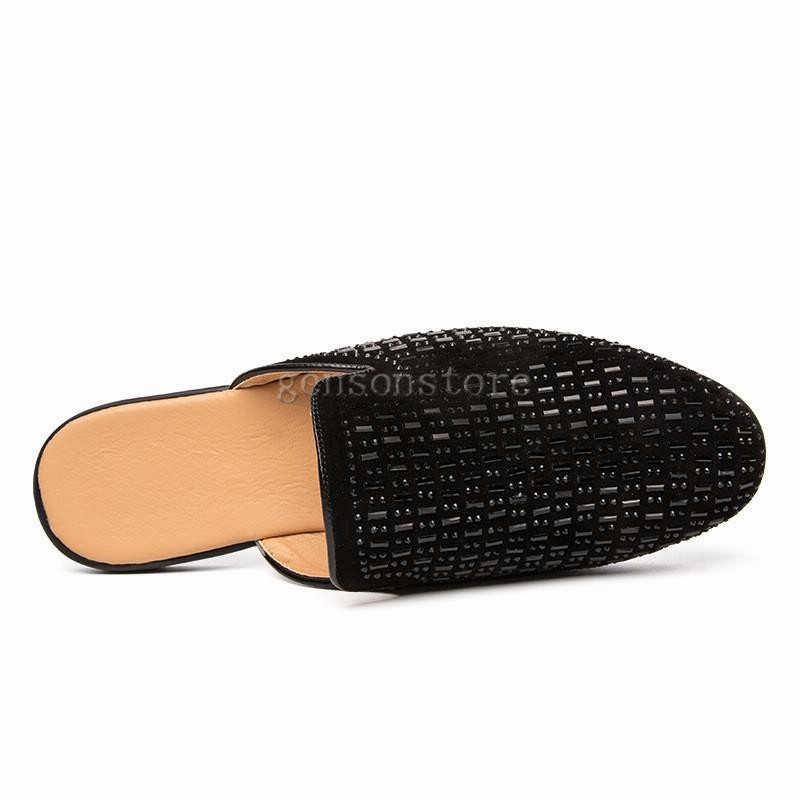 メンズ サンダル オフィス 仕事 黒 ビジネスサンダル 本革 ブラック