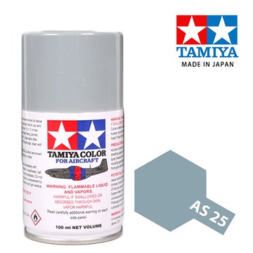 【鋼普拉】現貨 TAMIYA 田宮 噴罐 噴漆 86525 AS25 AS-25 幽靈灰色 F-14A雄貓 100ml