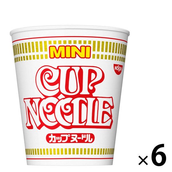 日清食品日清食品 カップヌードル ミニ 25051 1セット（6食）