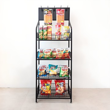 STORE 91 儲藏室零食置物架  黑色  4層  50 x 140 x 27 公分