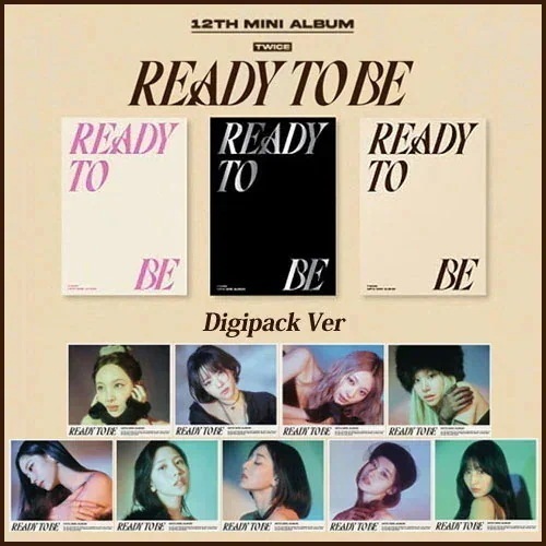 TWICE 12th ミニアルバム [READY TO BE]   Digipack Ver   バージョンを選択