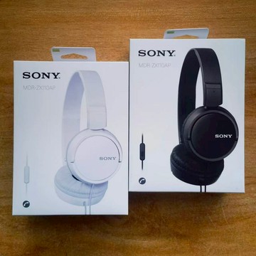 現貨 適用索尼SONY 簡約 有線頭戴耳機 MDR-ZX110AP 線控耳機 耳罩式耳機 電競耳機 降噪耳機 頭戴式耳機