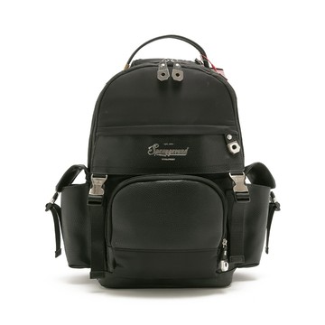 SPRAYGROUND 經典簡約雙扣環大容量後背包 黑色 G520464