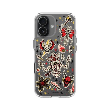 iPhone 17 Clear Case（相機按鈕） 透明 - Stranger Things - 地獄火