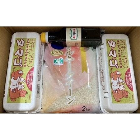 ふるさと納税 たまごかけごはんセット（ミルキークイーン 無洗米 2kg・卵20個・醤油1本）×10回 [M029] 新潟県柏崎市