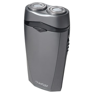 Kinyo NaKay 雙刀頭充電式刮鬍刀  小巧機身 植絨手感 雙環刀網  NS-601  1個