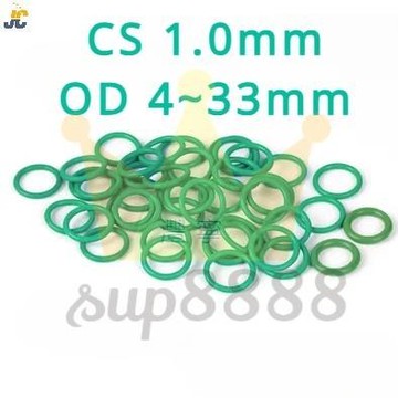 耐高溫氟膠O型圈 CS1.0mm*OD4-33mm密封圈/台灣出貨✈✈