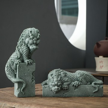 大號青砂石雕刻臥龍石璽鎮宅 茶寵 招財擺件 玄關擺件 鎮水獸 石雕藝術品  瑞獸 辦公室玄關青砂石擺件