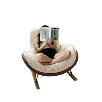 懶人沙發搖椅臥室躺椅逍遙成人客廳單人陽臺休閑家用搖搖椅可睡躺【0113103DD】