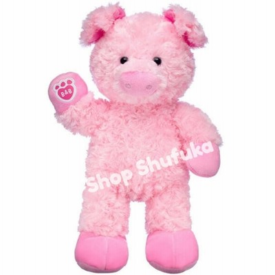 ビルドアベア ブタ ぬいぐるみ 40cm ピンク ぶた 出生証明証付き