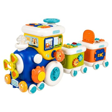 PLAYFUL TOYS 頑玩具 聲光益智小火車  混和顏色  1個