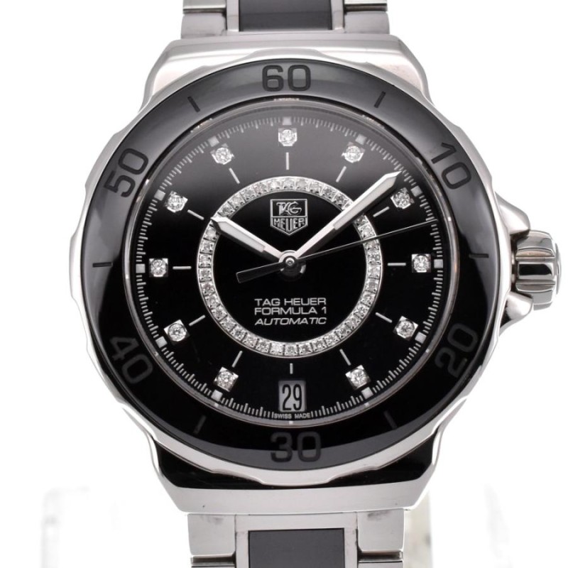 タグホイヤー TAG HEUER WAU2210.BA0859 フォーミュラ1 レディダイヤ 自動巻き レディース 良品 内箱付き H#128753  | LINEブランドカタログ