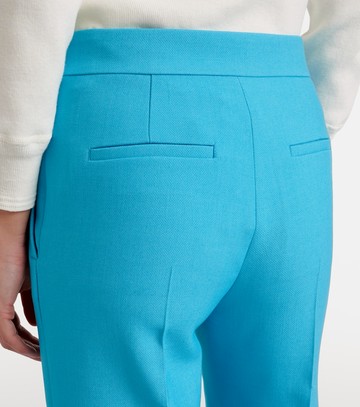 Chloé Cropped virgin wool crêpe straight pants