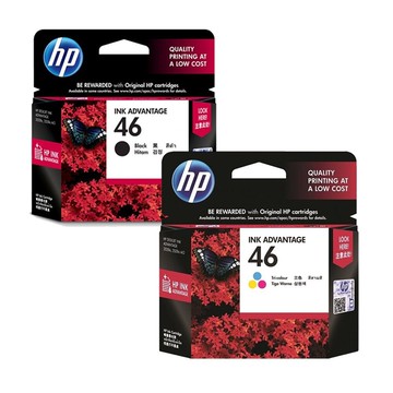 【免運】HP CZ637AA + CZ638AA NO.46 原廠黑色+彩色墨水匣 適DeskJet 2029/4729｜領券最高折$220