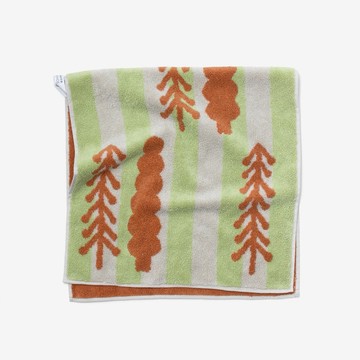 【平輸品】[ Warmgrey Tail ] 韓國療癒品牌｜生日禮物｜感謝禮｜閨蜜禮｜紀念禮｜喬遷禮｜儀式感小物｜純棉毛巾｜擦臉毛巾｜毛巾（tree-brick khaki）