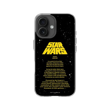 iPhone 16 Clear 透明 - 迪士尼-星際大戰 Star Wars - 星際大戰-開場字幕