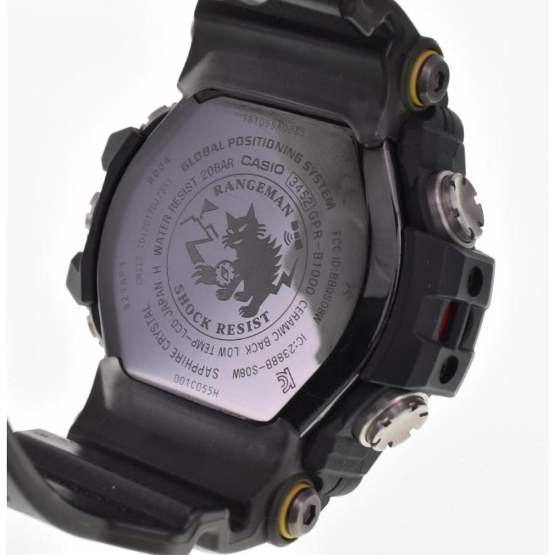 ☆美品【CASIO】カシオ G-SHOCK レンジマン GPR-B1000-1BJR GPSナビゲーション機能 ソーラー電波 メンズ N#110515  | LINEブランドカタログ