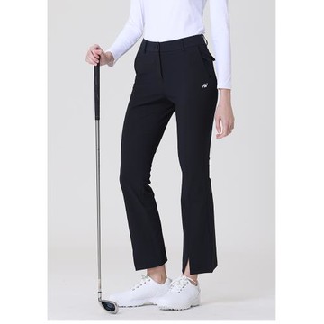 AW高爾夫褲子女秋季九分女褲微喇叭韓版開衩長褲golf戶外運動球褲
