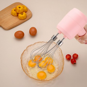 雙頭攪拌器家用烘焙奶油打發器打蛋機大功率無線手持電動打蛋器【宜家良品百貨】