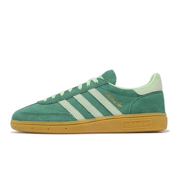 adidas 休閒鞋 Handball Spezial W 女鞋 綠 棕 膠底 麂皮 復古 愛迪達 IE5896