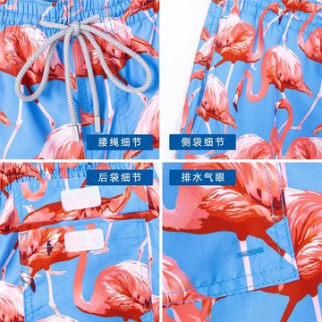 surfcuz男士可下水速干沙灘褲2023年新款夏季沙灘海邊度假泳褲男