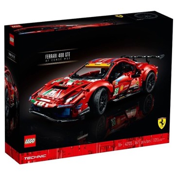 ||高雄 宅媽|樂高 積木||# LEGO“42125‘‘法拉利488GTE"AF Corse 51"(外盒變色)如圖2