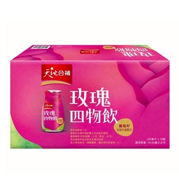 [COSCO代購5] C83091 ESSENCE OFHERBS 天地合補玫瑰四物飲 120ML 18PK 葡萄籽配方