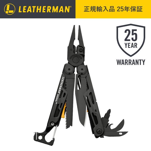 レザーマン LEATHERMAN SIGNAL シグナル Black プライヤー型 正規品 25年保証 マルチツール 十徳ナイフ 防災 アウトドア キャンプ