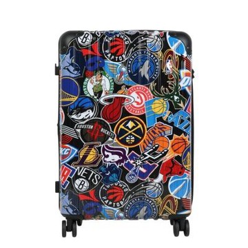 NBA 彩色隊徽 行李箱 24吋-3625880299