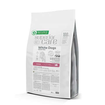 NATURE'S PROTECTION 《全犬種幼犬亮白無穀白魚+磷蝦配方》10kg 犬糧