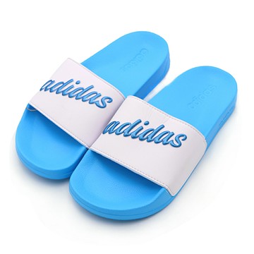 【全館滿額折】 Adidas Adilette Shower 白藍 休閒 輕量 涼拖鞋 運動 拖鞋 女款 NO.H4830【GZ5927 】
