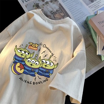 當天發！美式復古重磅短袖 純棉Oversize寬鬆短tee 落肩加大碼T恤 男女同款短te 日系透氣上衣 夏季流行衣服