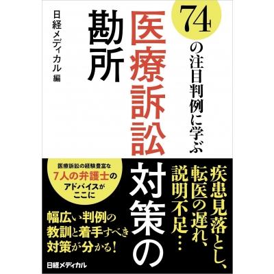 74の注目判例に学ぶ医療訴訟対策の勘所